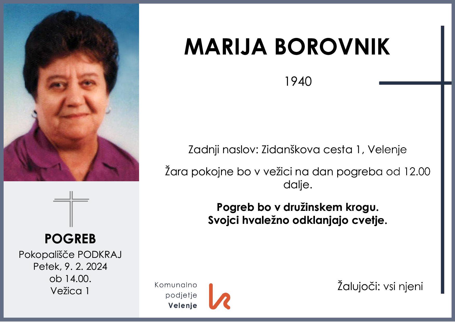 borovnik marija19401