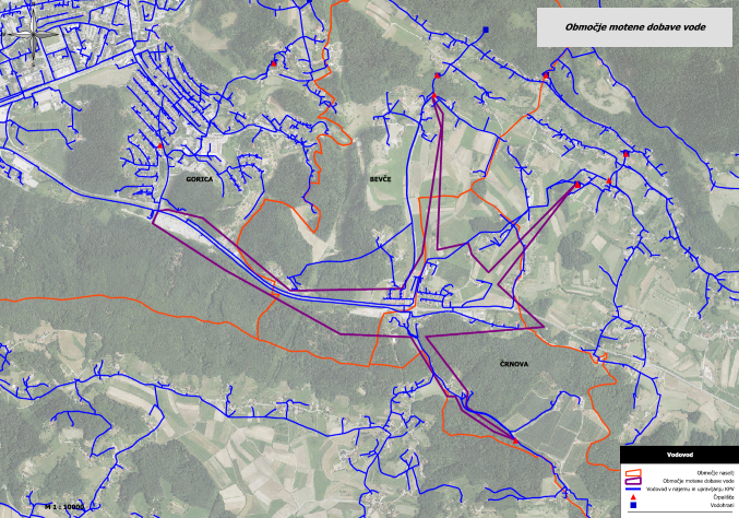 Obmocje motene dobave vode