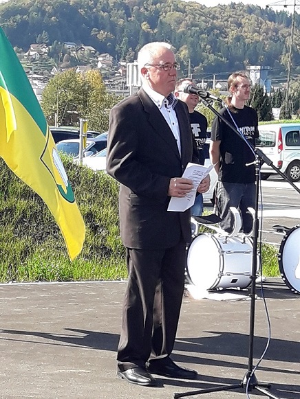 Zbrane na otvoritvi je nagovoril podžupan MOV Srečko Korošec