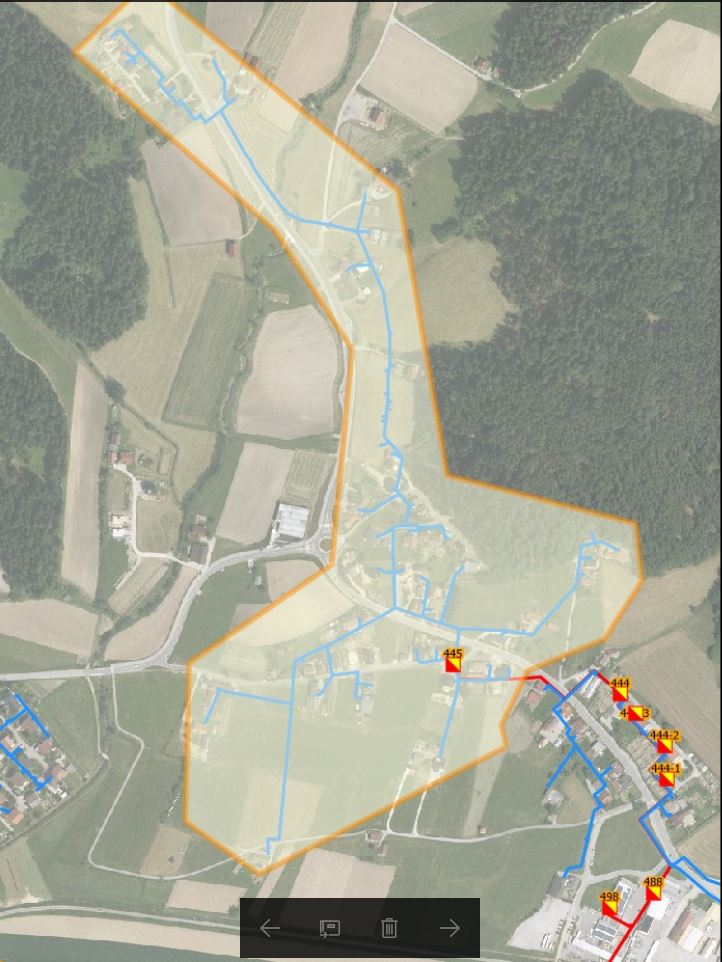 Obmocje prekinjene dobave toplote 22.2.2017