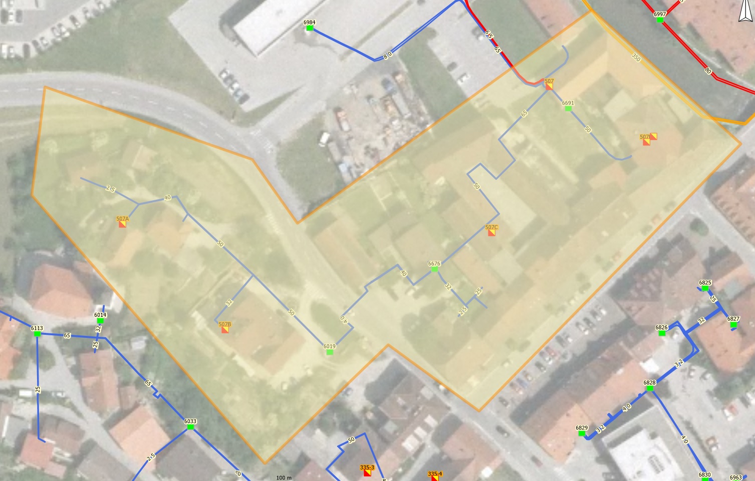 2019 10 25 Prekinjena dobava toplotne energije Sostanj Trg Bratov Mravljakov