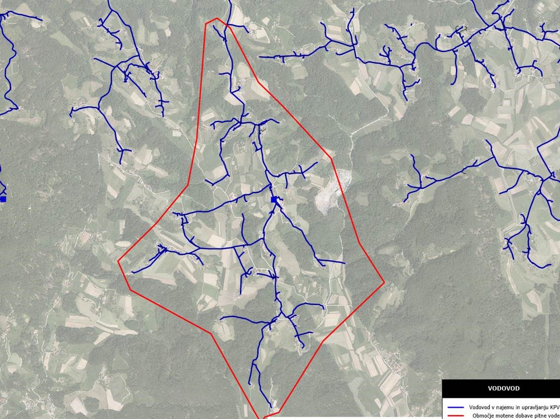 Andraz prekinitev dobave pitne vode