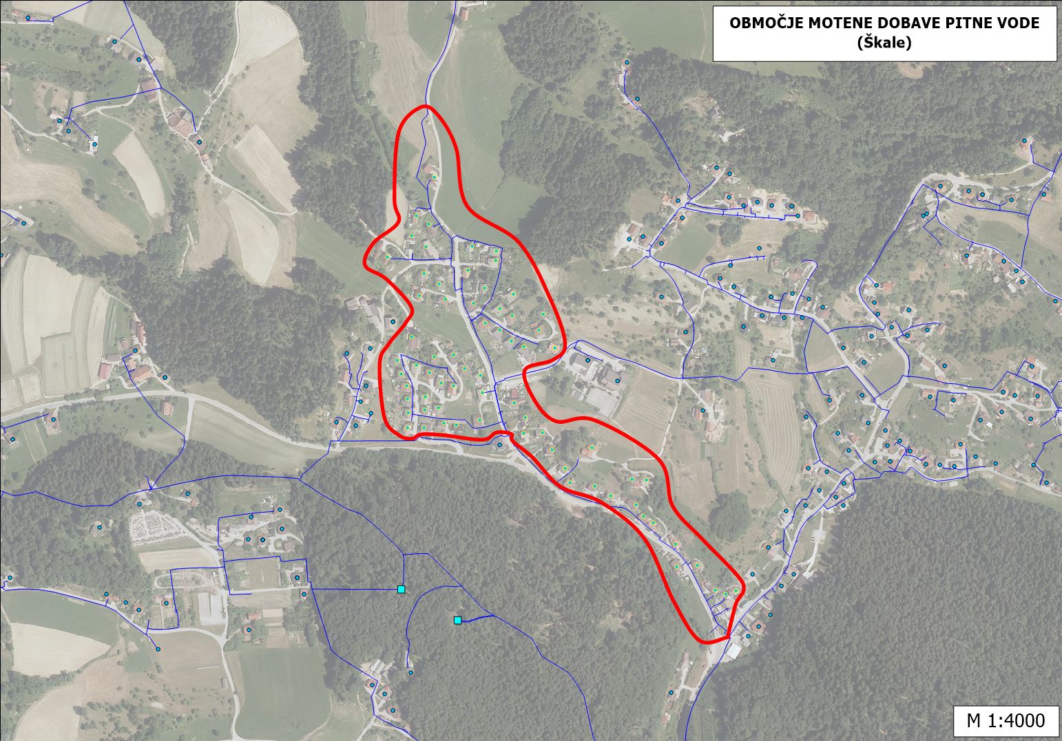 Motena dobava pitne vode Škale