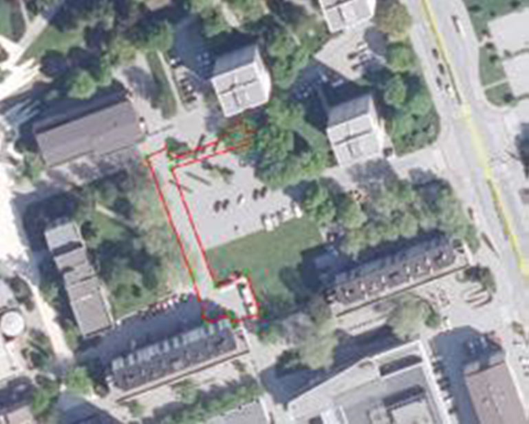 Lokacija onemogočenega parkiranja 2