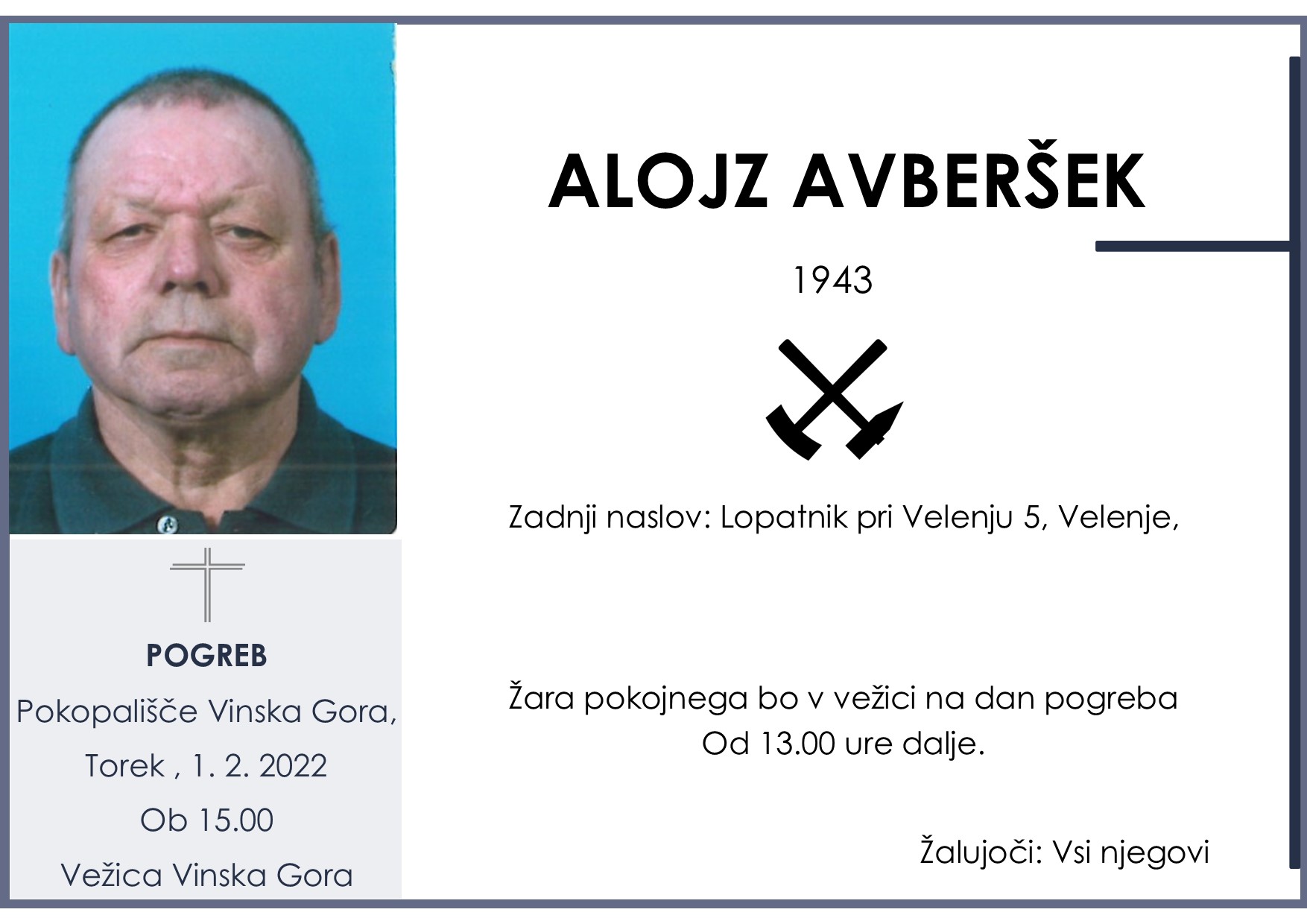 Avberšek Alojz 1943