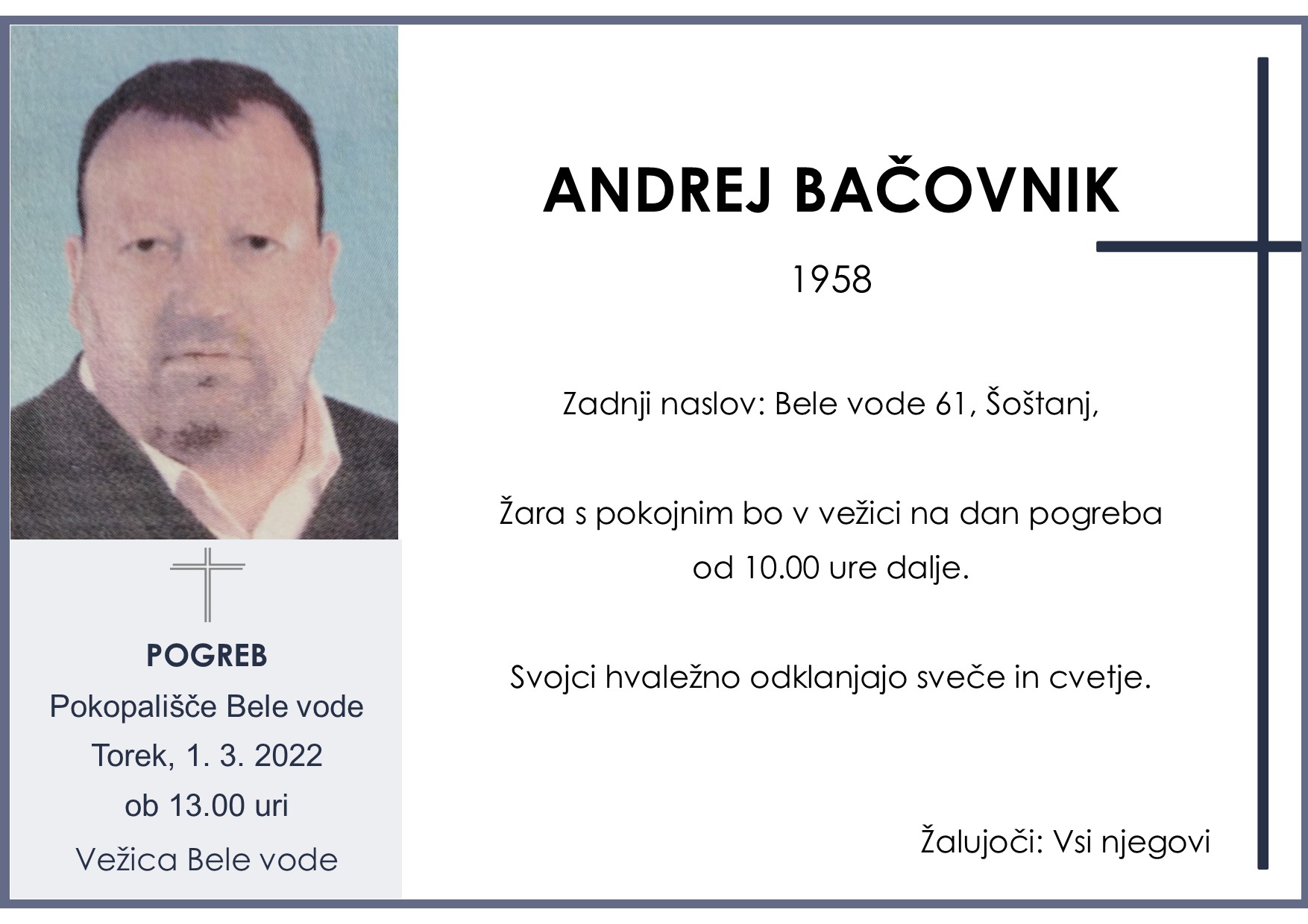 Bačovnik Andrej 1958