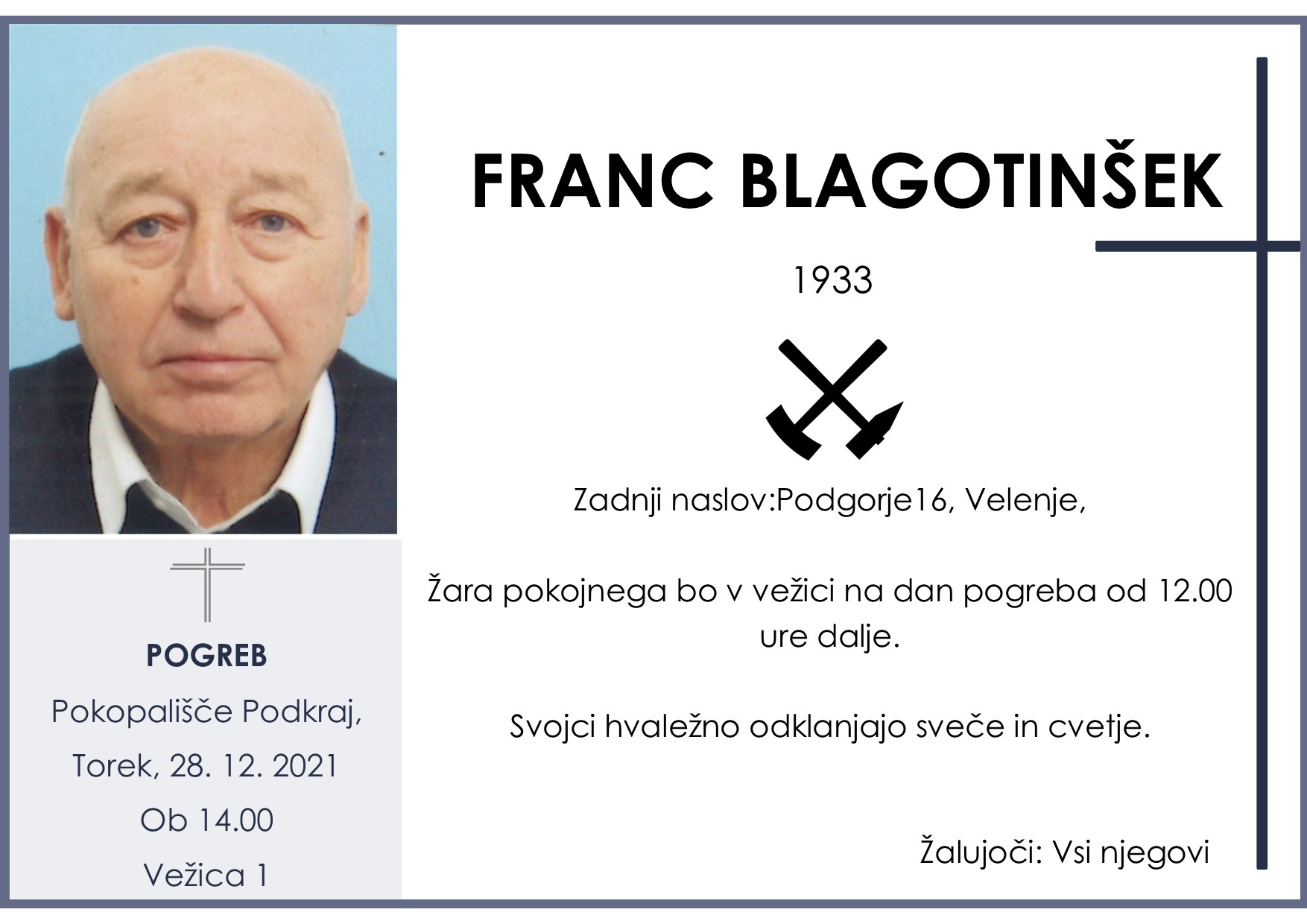 Blagotinšek Franc 1933