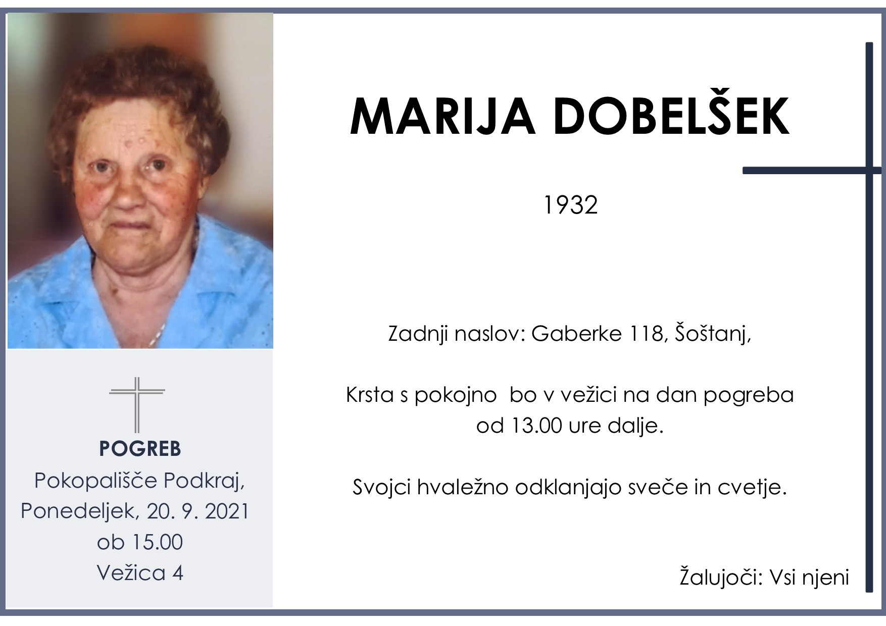 Dobelšek Marija 1932