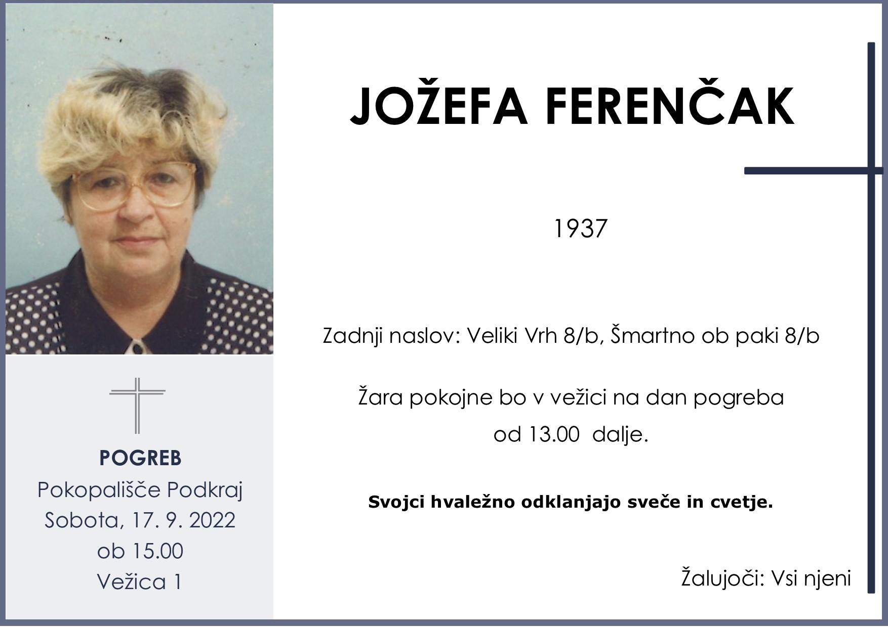 Ferenčak Jožefa 1937
