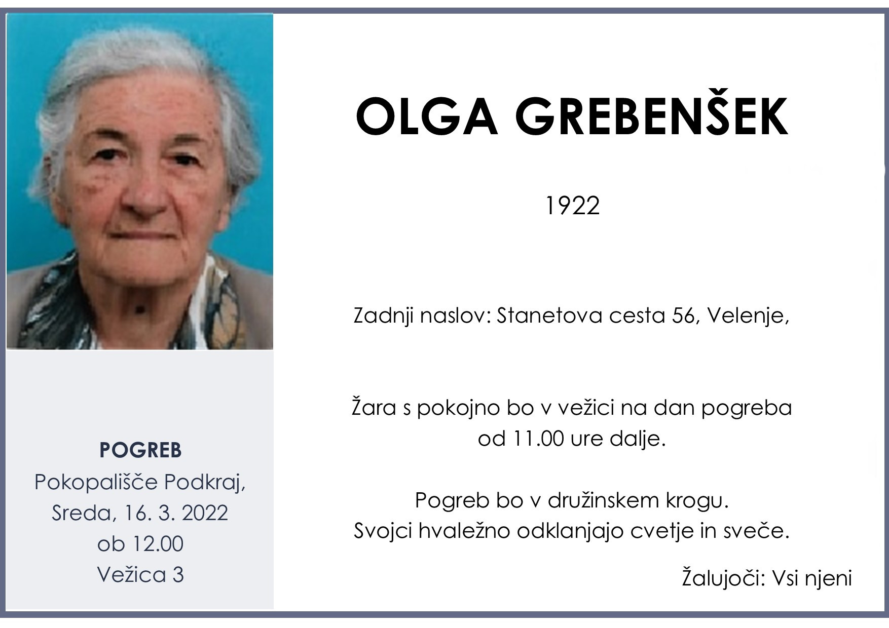 Grebenšek Olga1922nN