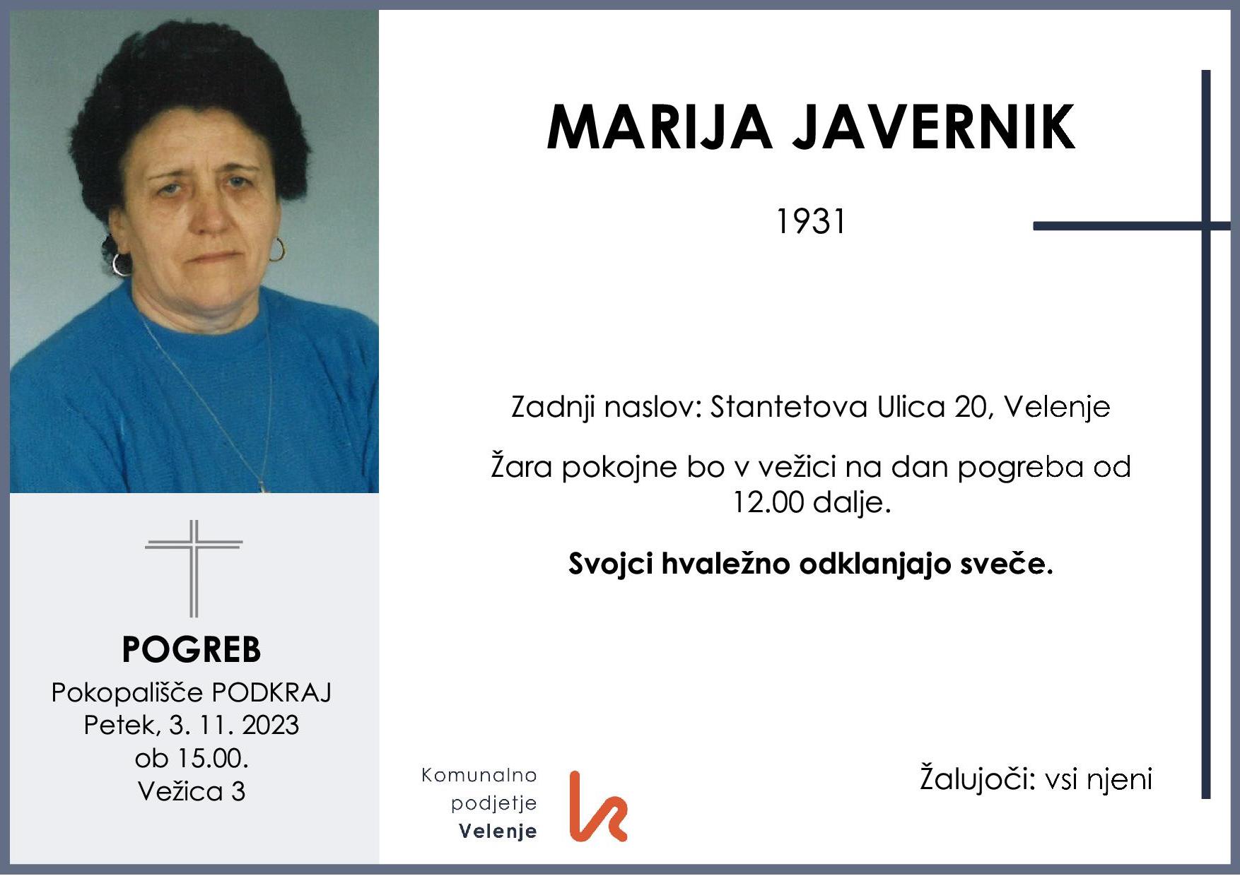 Javernik Marija 1