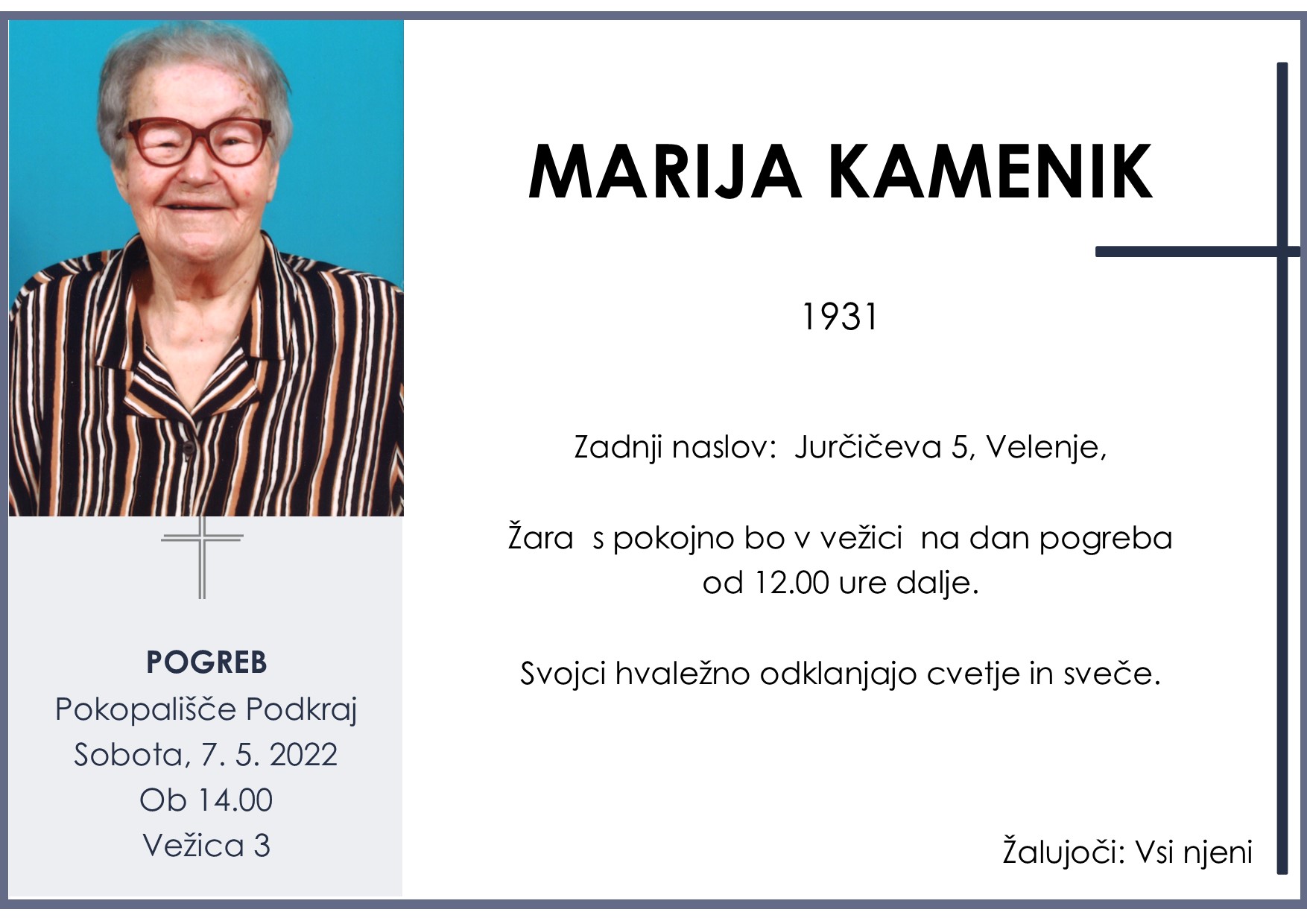 Kamenik Marija 1931