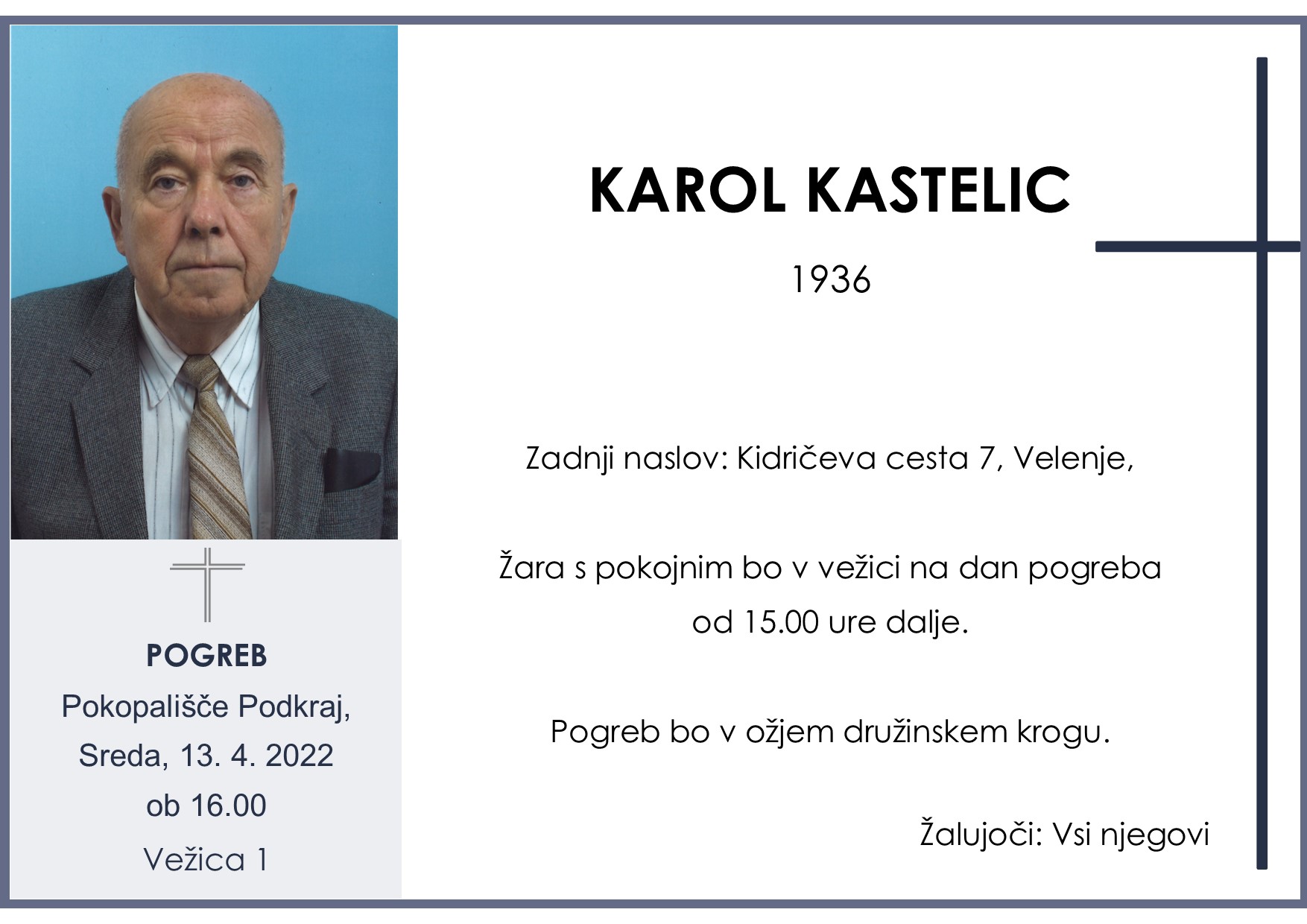 Kastelic Karol 1936