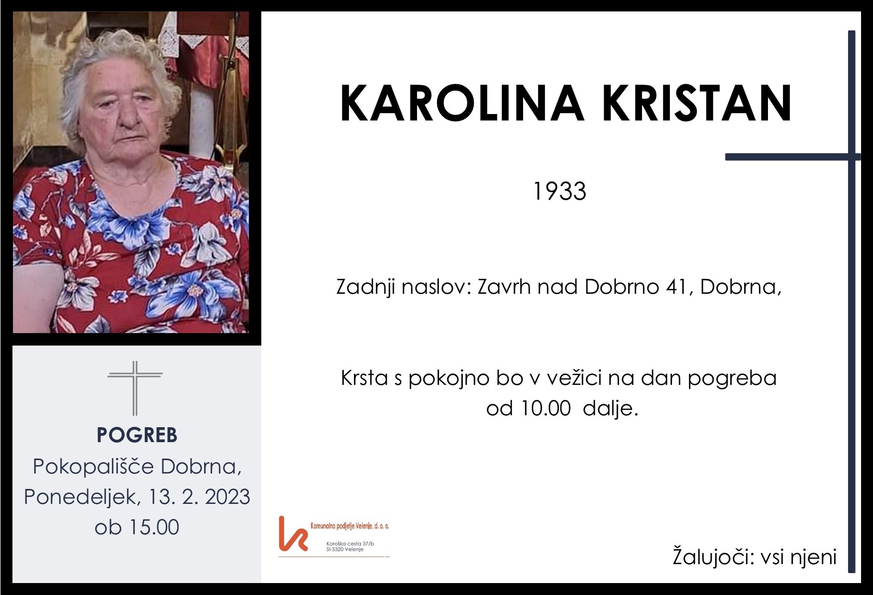 Kristan Karolina 1933