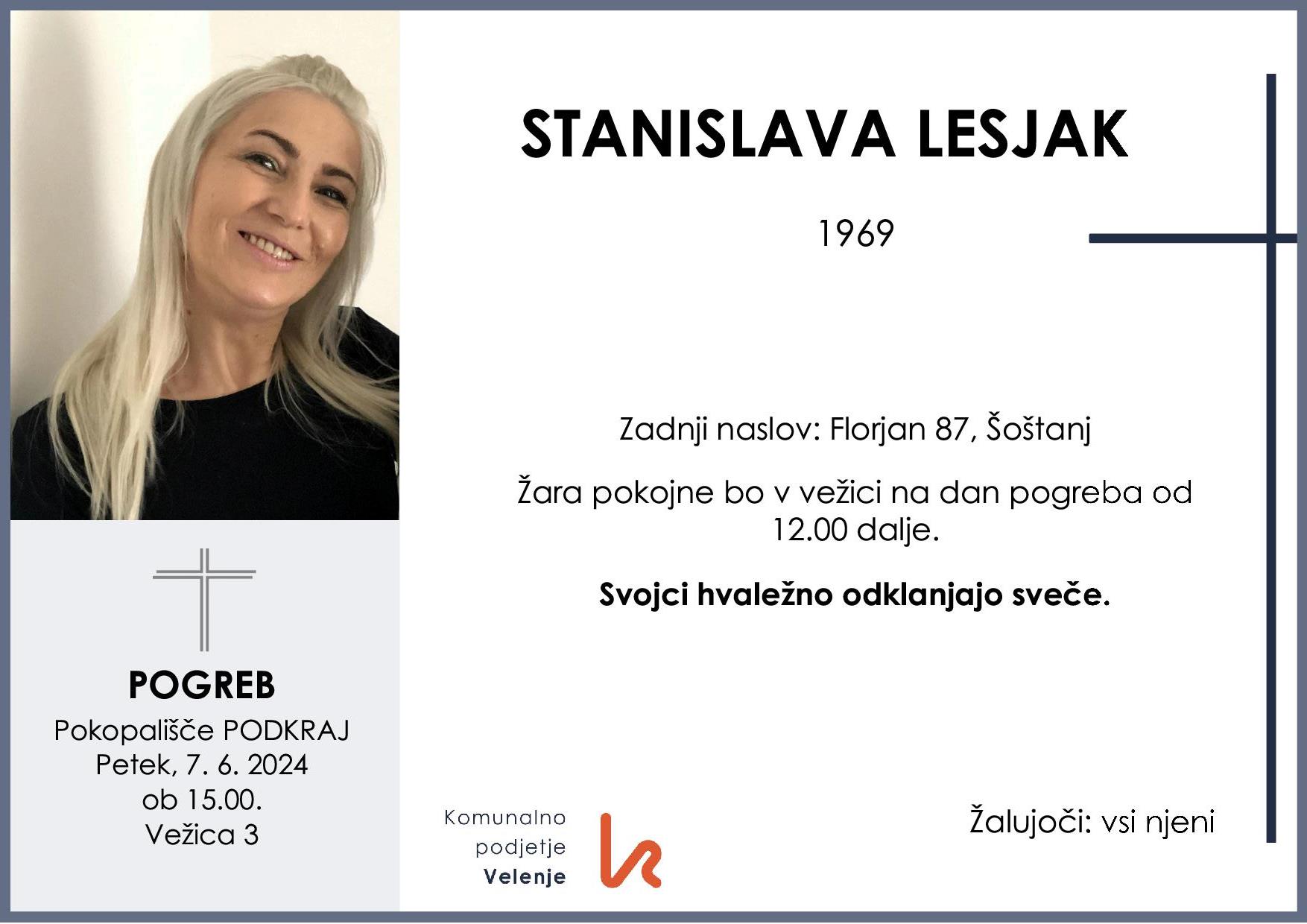 Lesjak Stanislava 1969 1