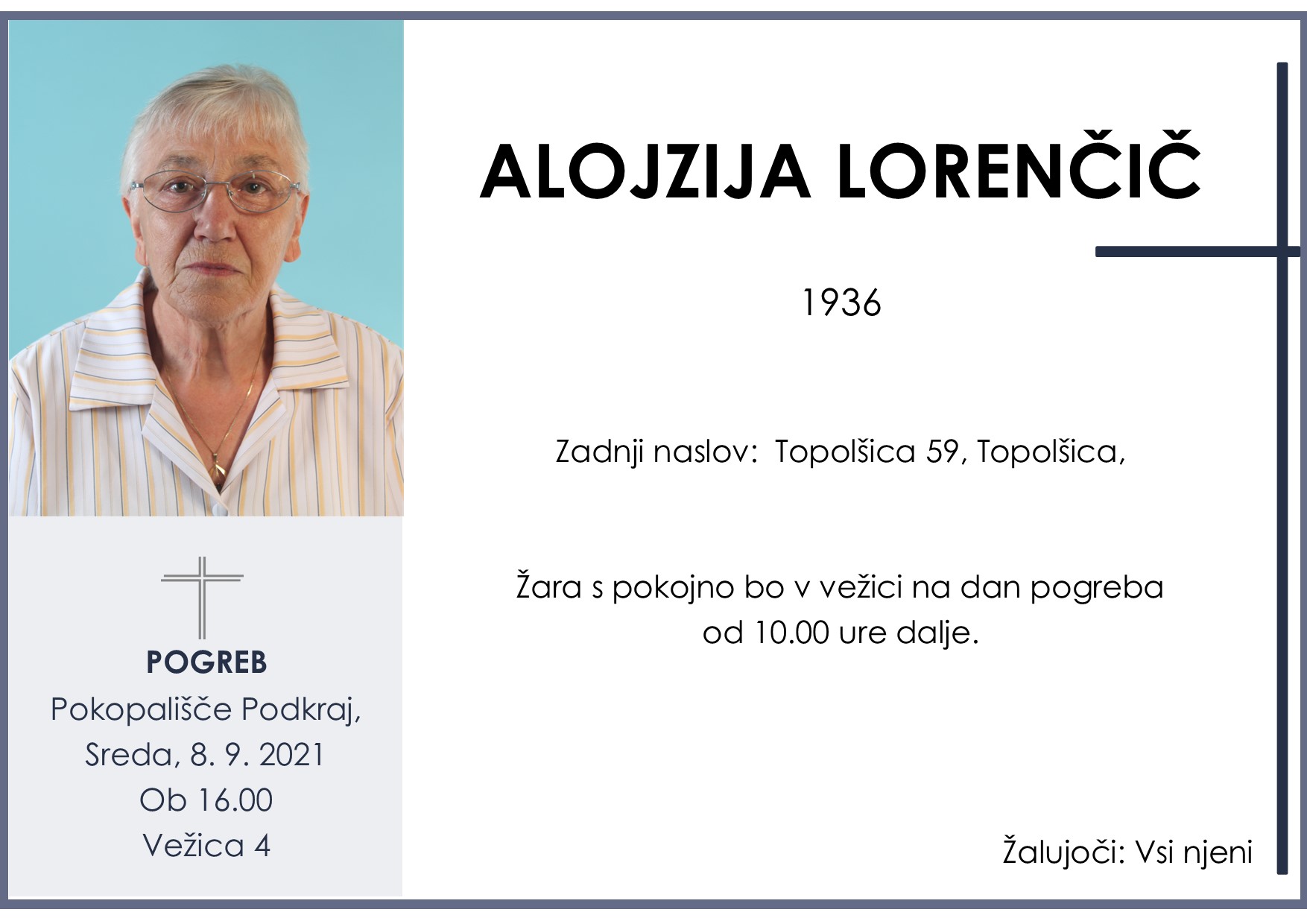 Lorenčič alojzija 1936