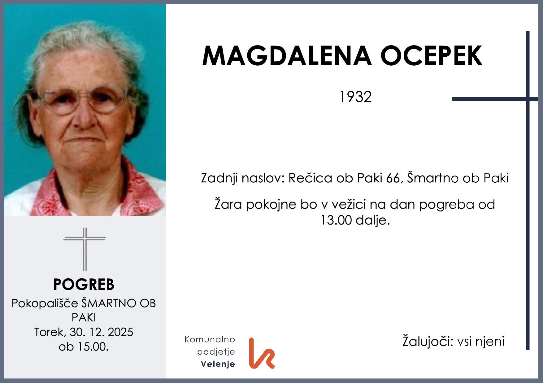 Ocepek Magdalena 1932 1