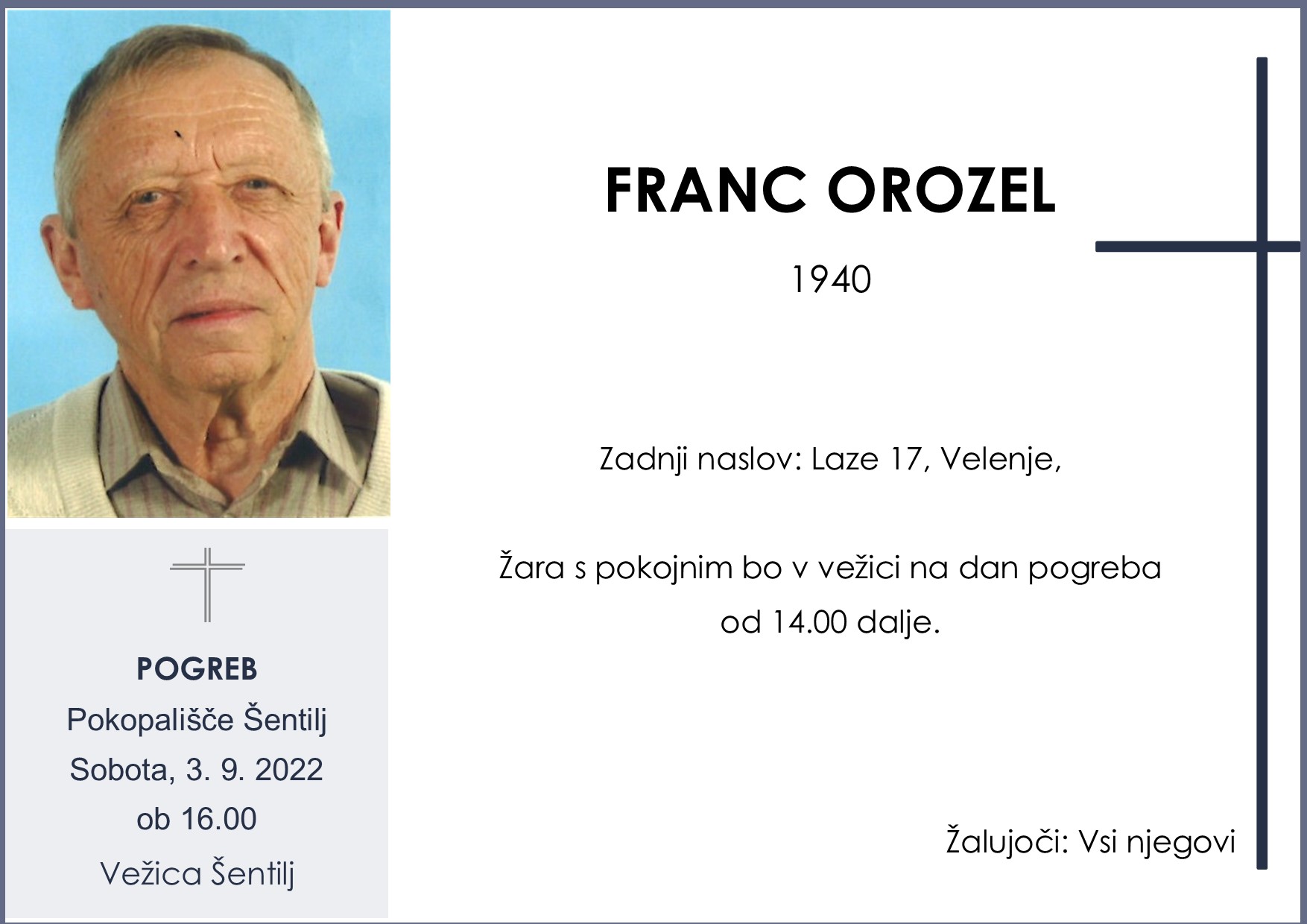 Orozel Franc 1940