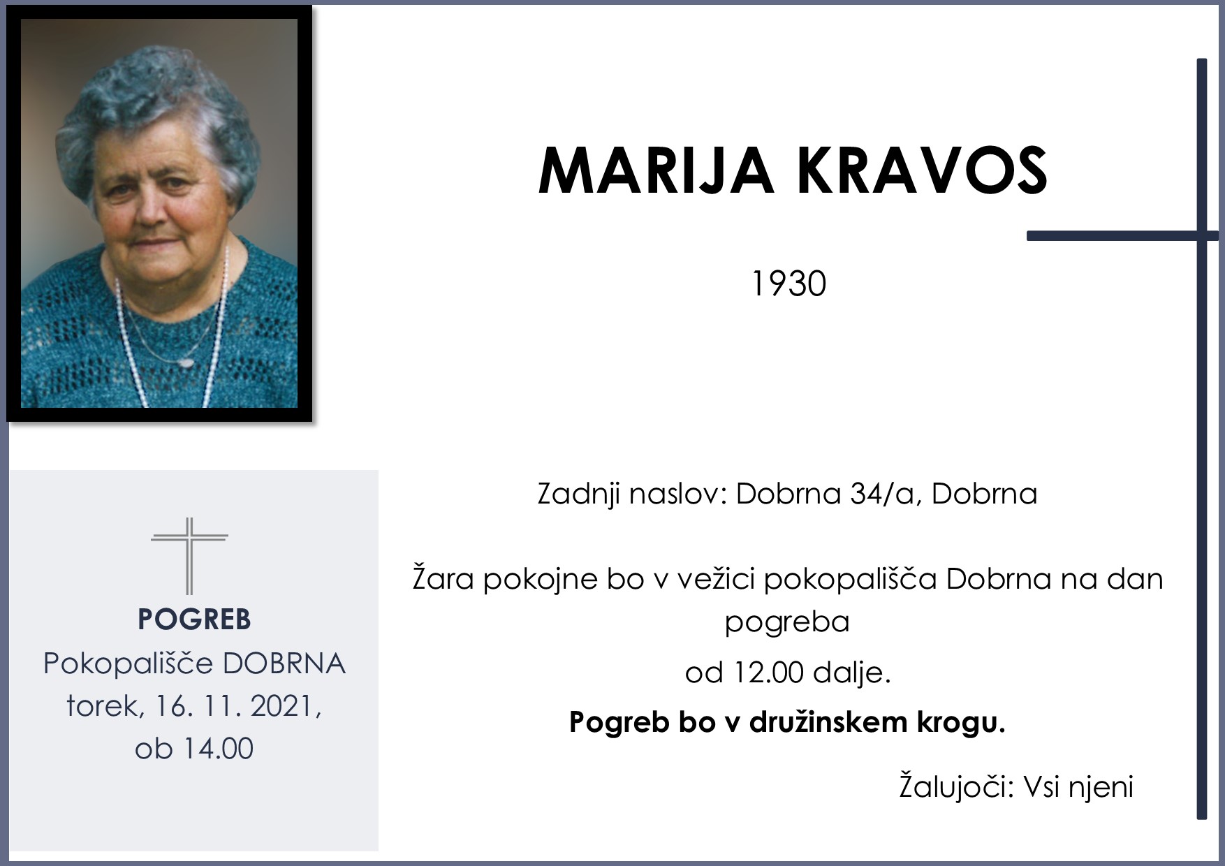 OsmrtnicaKravosMarija1930