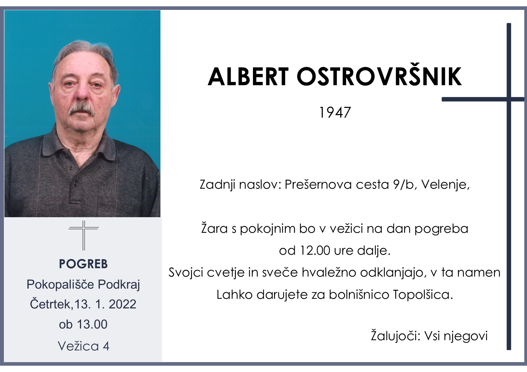 Ostrovršnik Albert 1947
