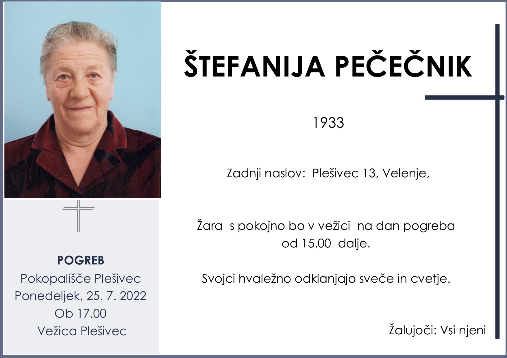 Pečečnik Štefanija 1933