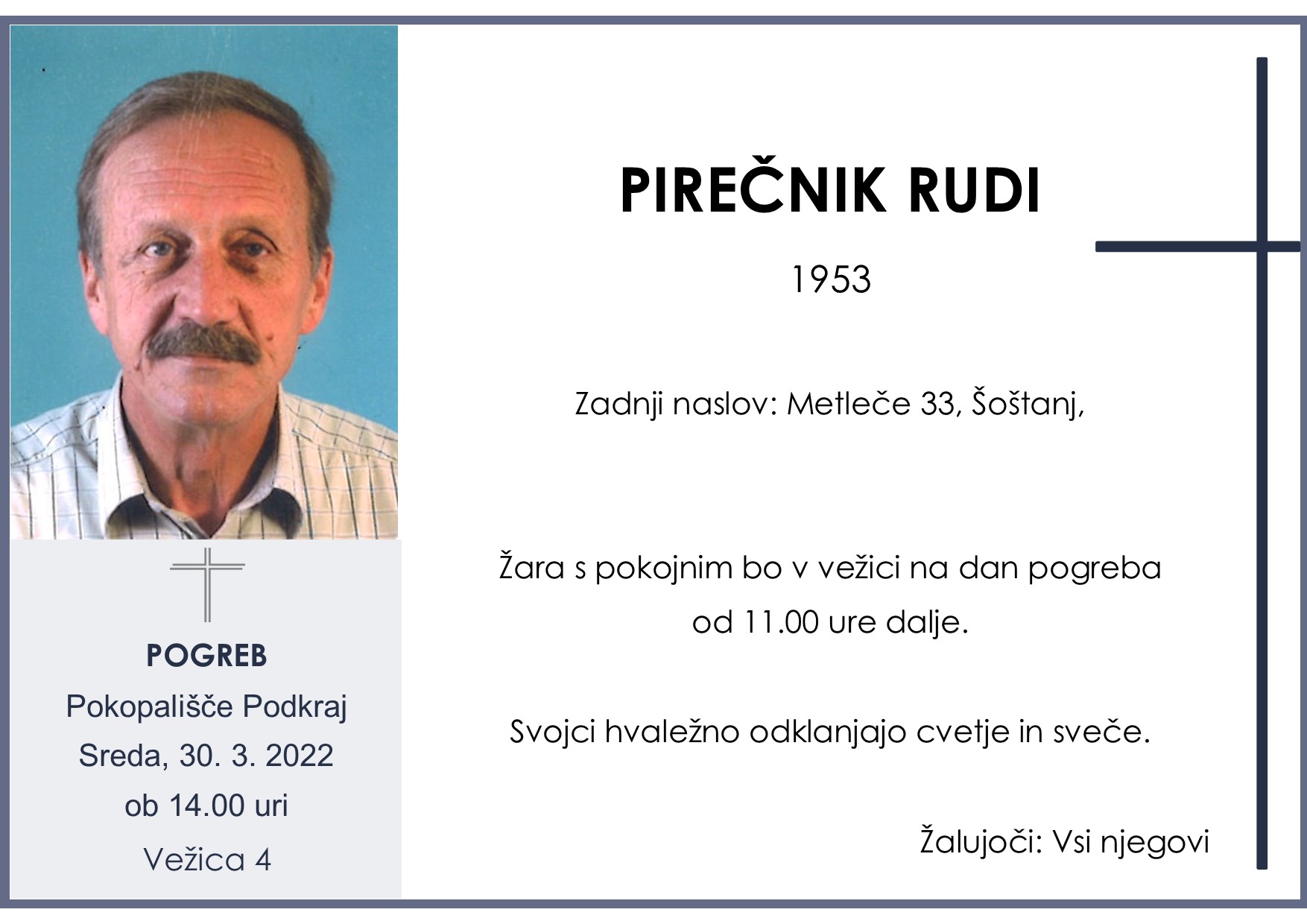 Pirečnik Rudi 1953