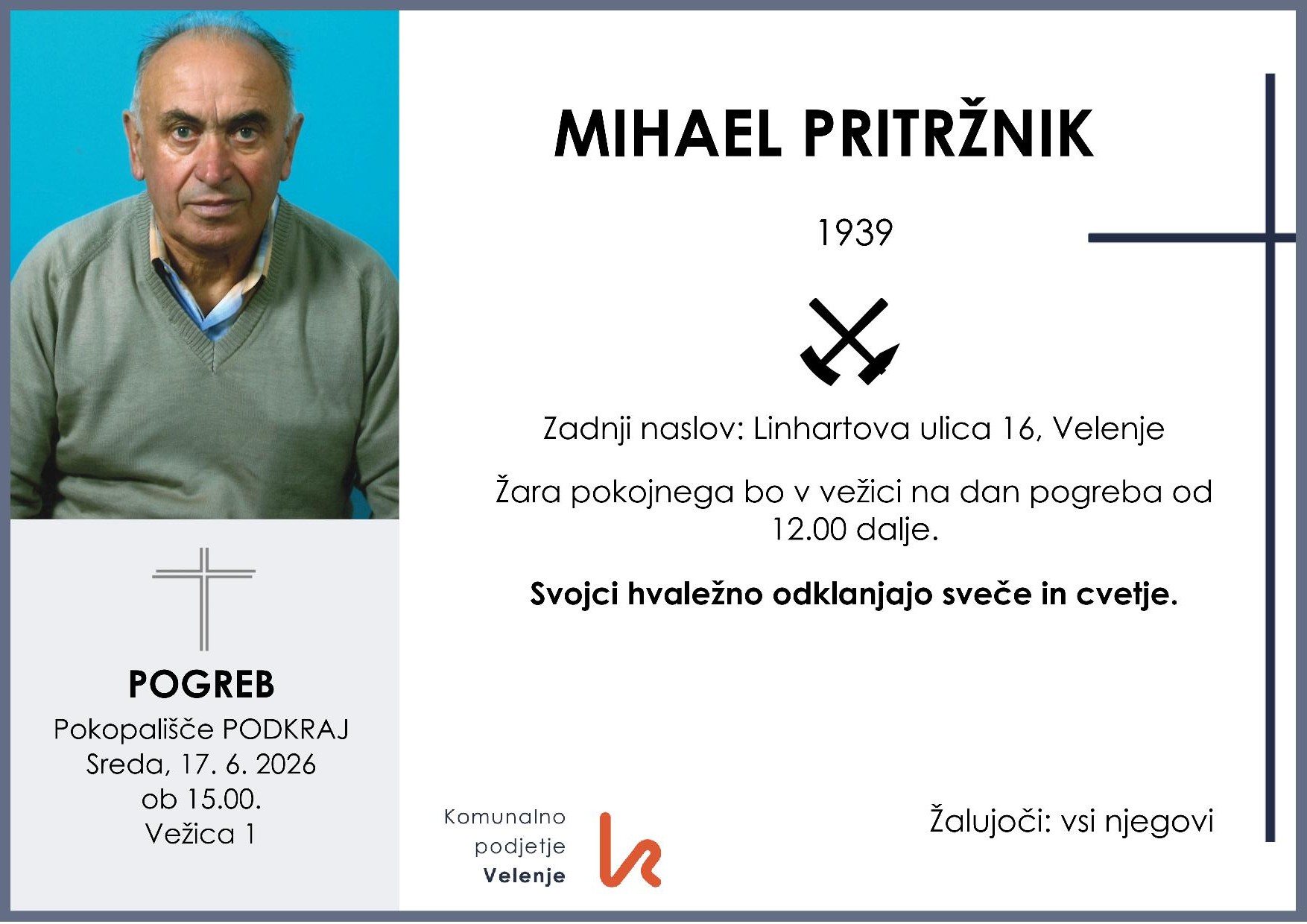 Pritržnik Mihael 1939 1