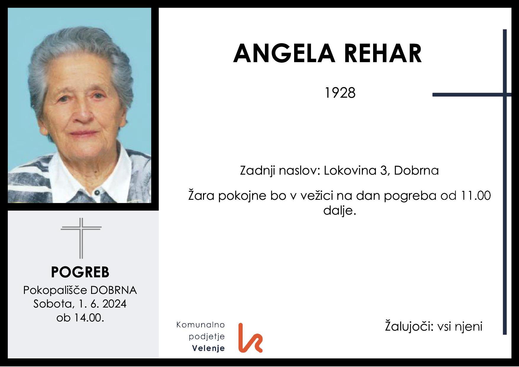 Rehar Angela 1928 1