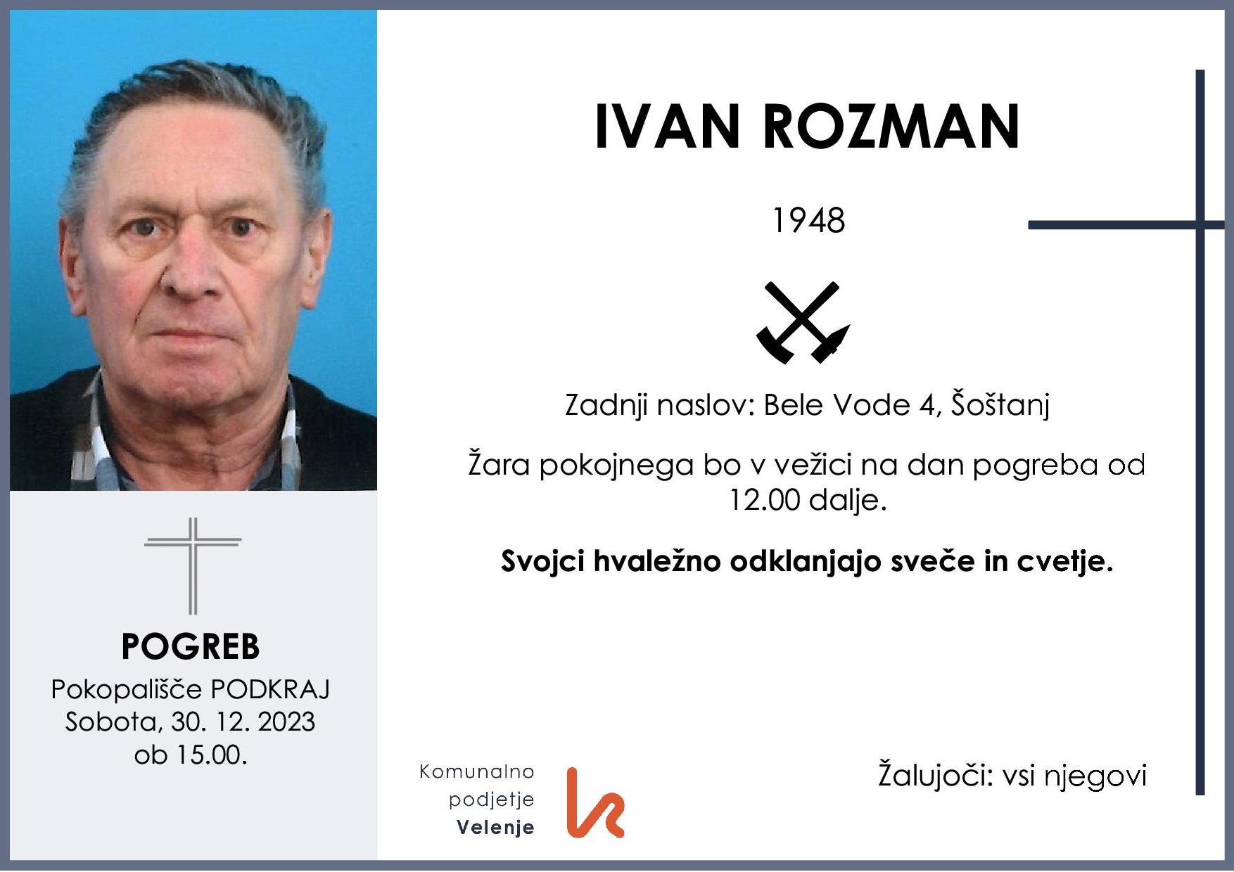 Rozman Ivan 1948 1