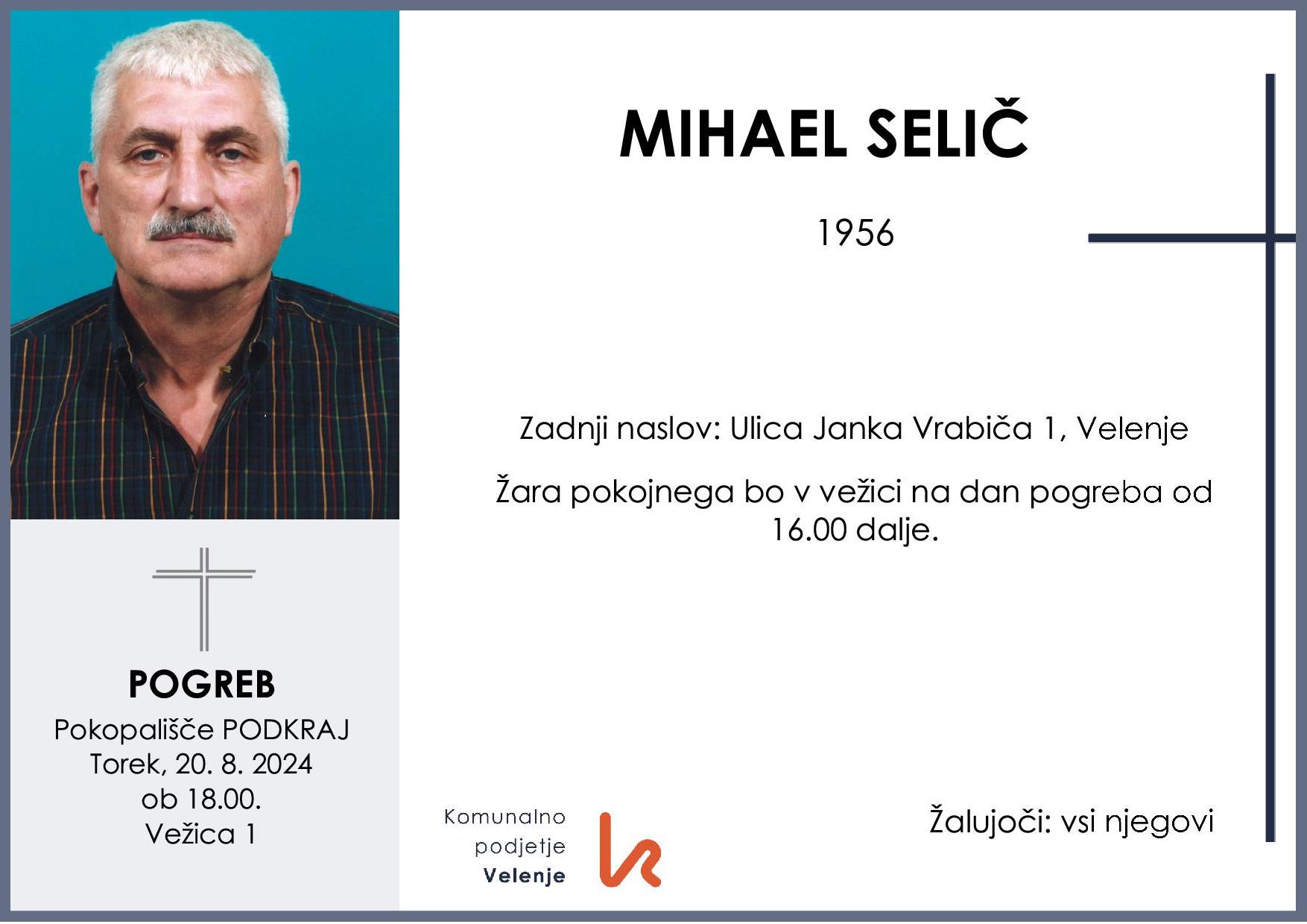 Selič Mihael 1956 1