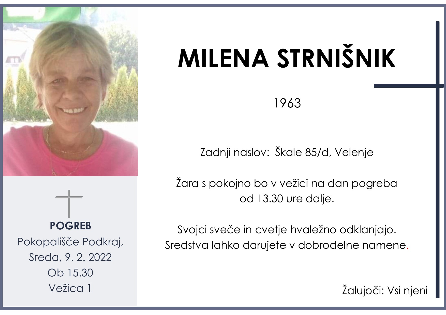 Strnišnik Milena 1963