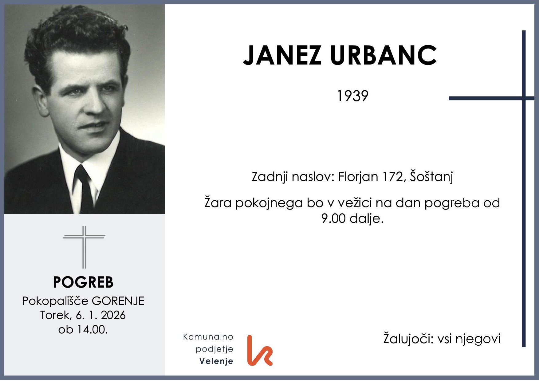 Urbanc Janez 1939 1