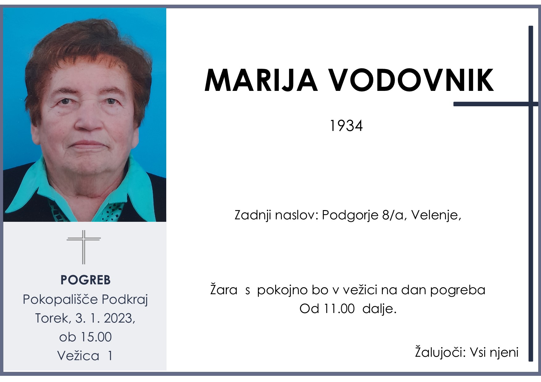 Vodovnik Marija 1934