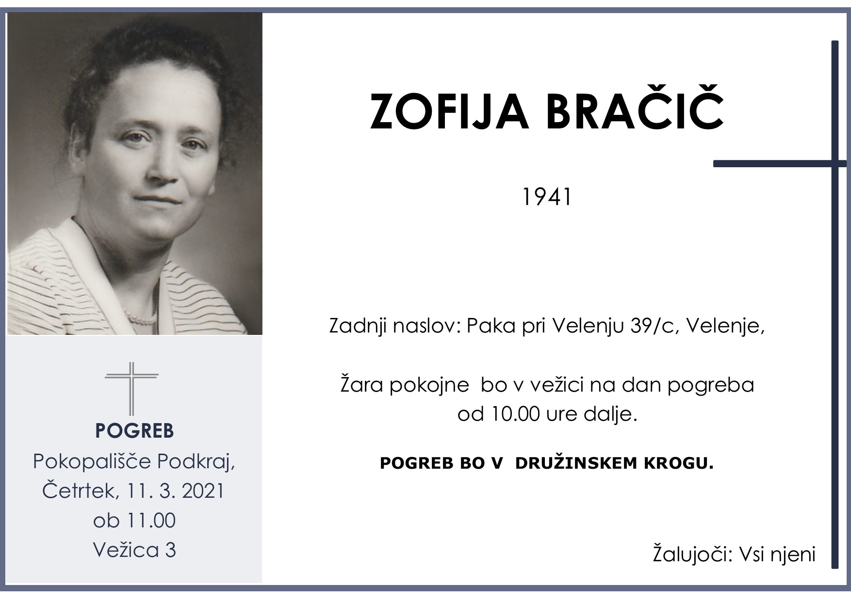 bračič zofija 1941