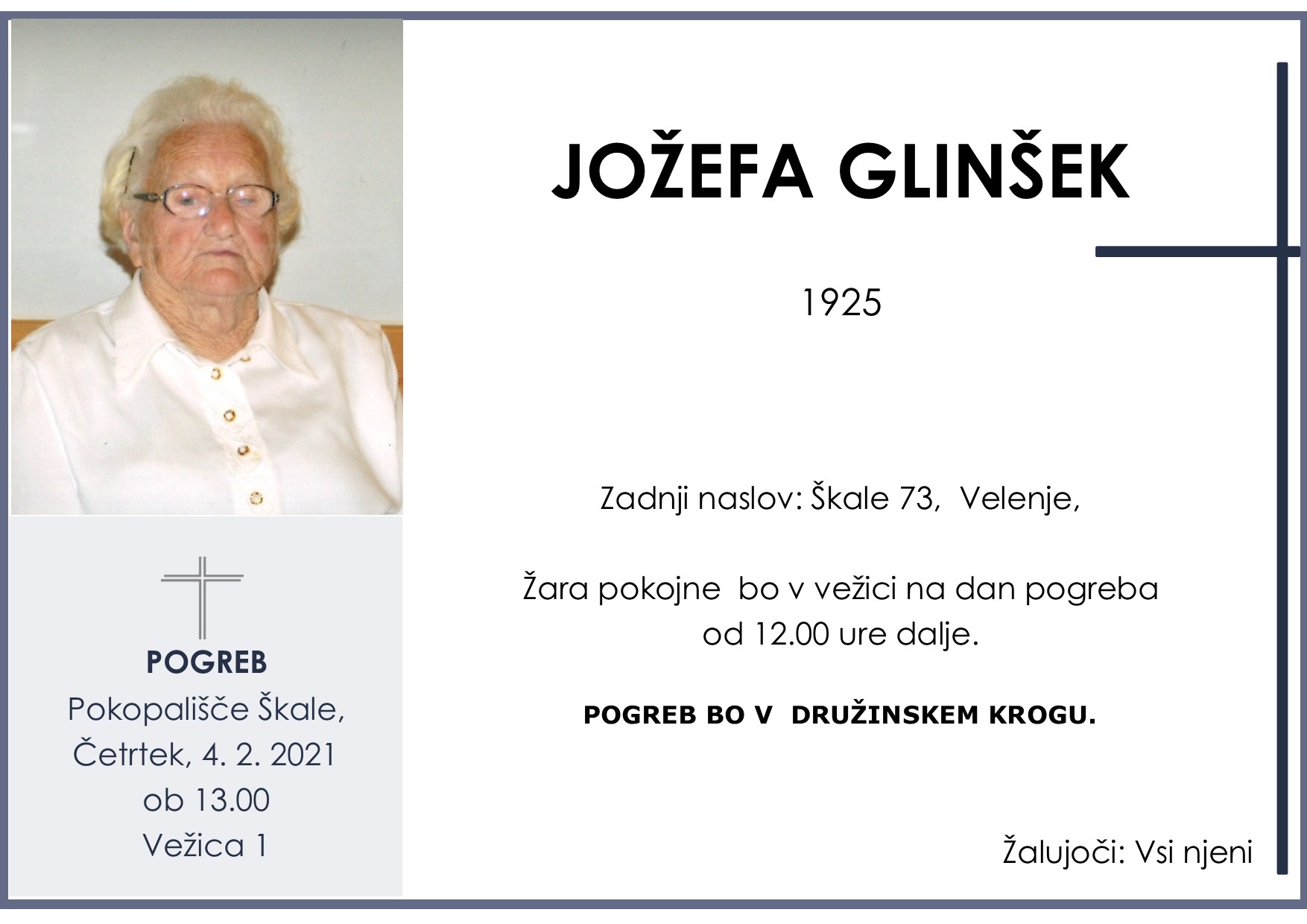 glinšek jožefa 1925