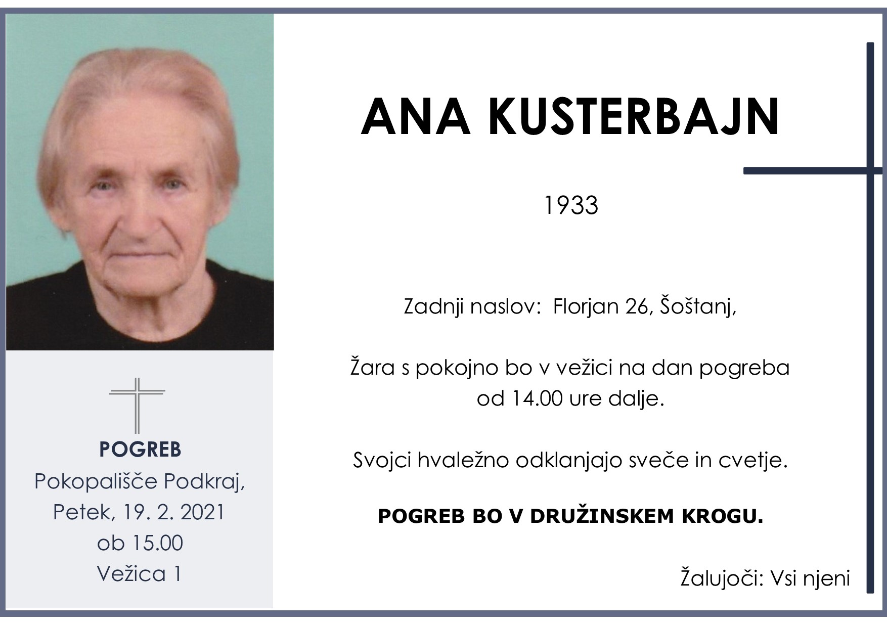 kusterbajn ana 1933