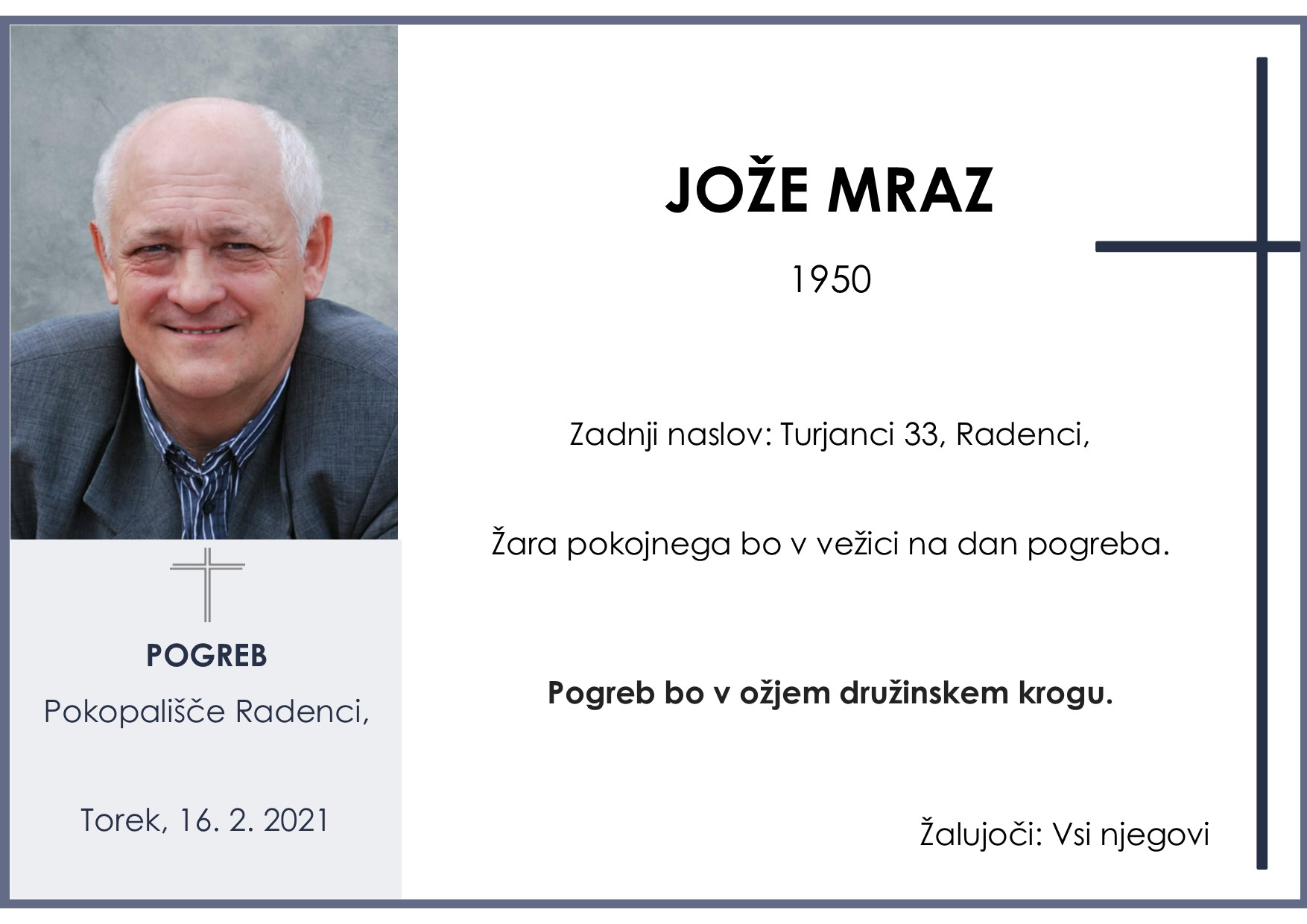 mraz jože 1950