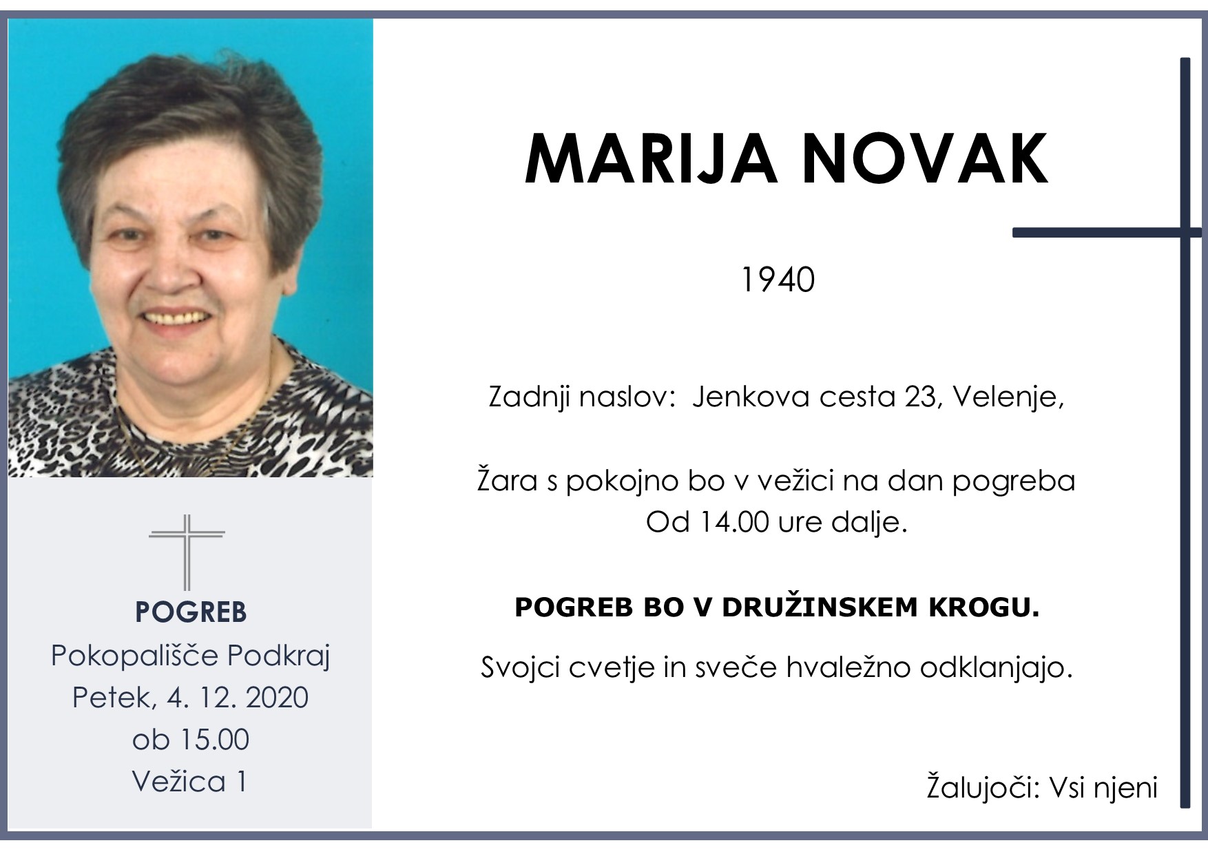 novak marija 1940
