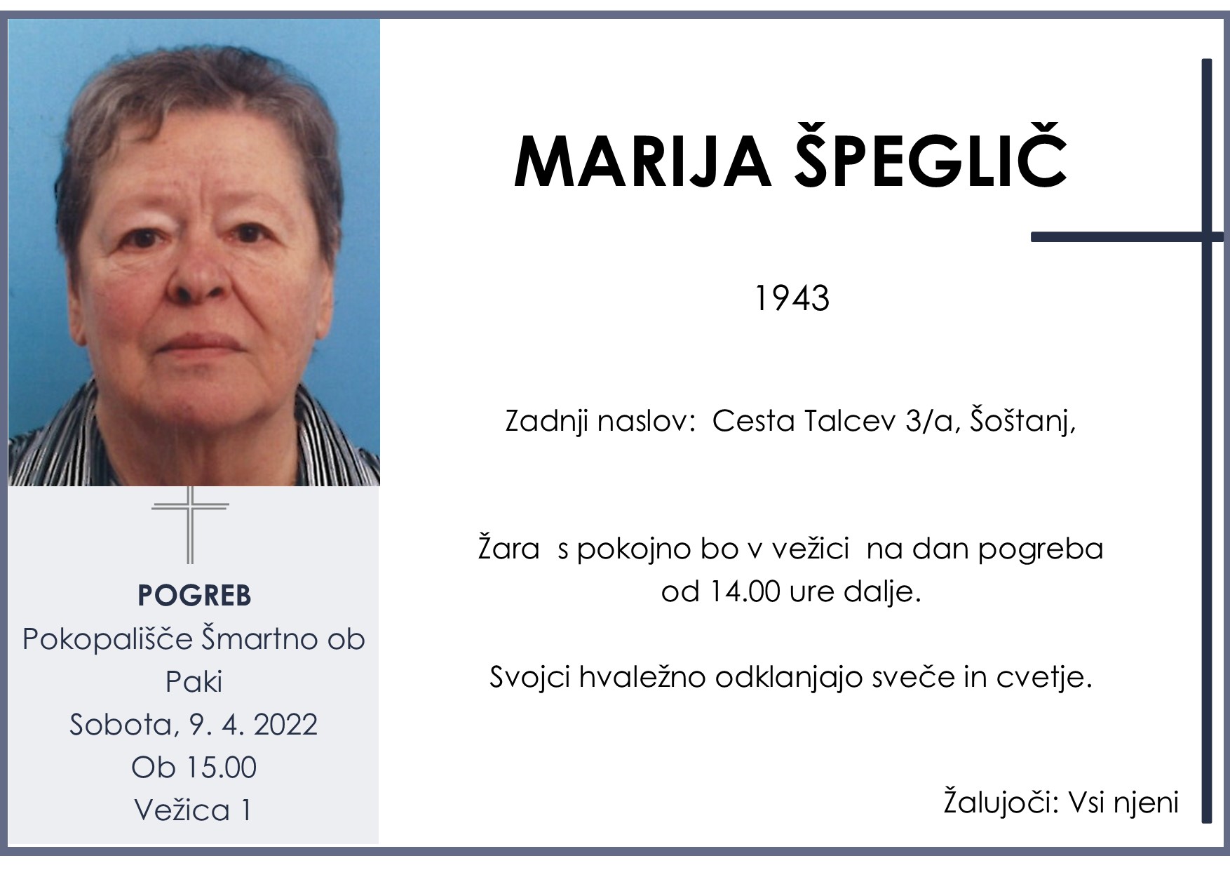 peglič Marija 1943