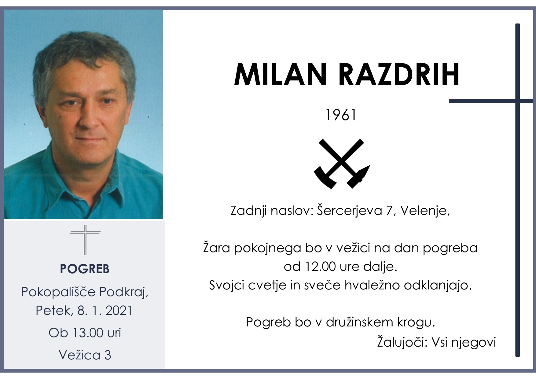 razdrih milan 1961
