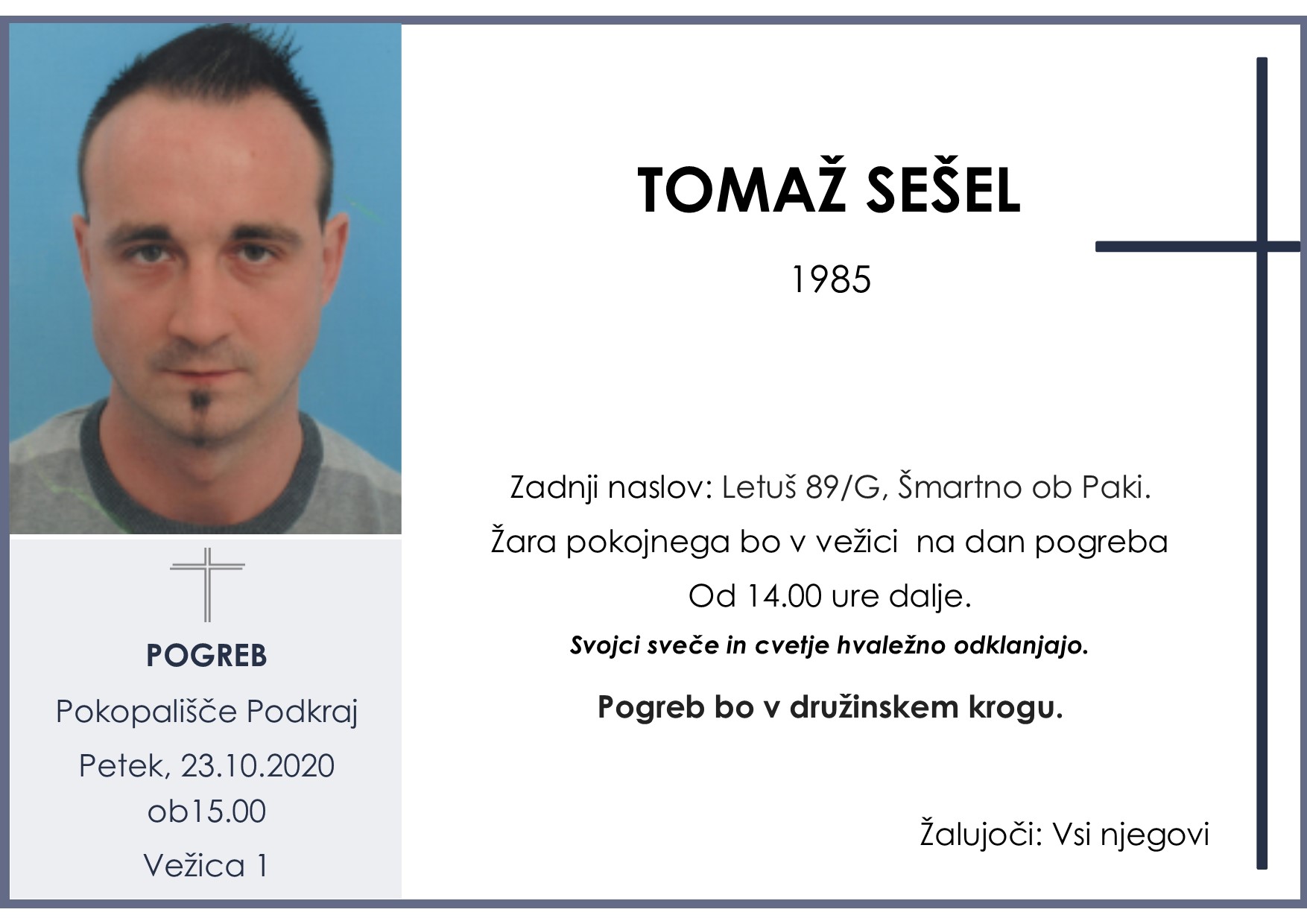 sešel tomaž