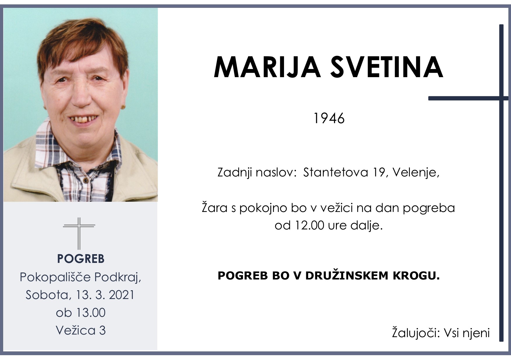 svetina marija 1946