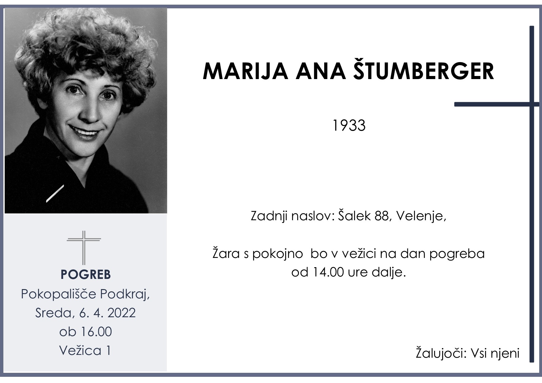tumberger Marija Ana 19<p style=