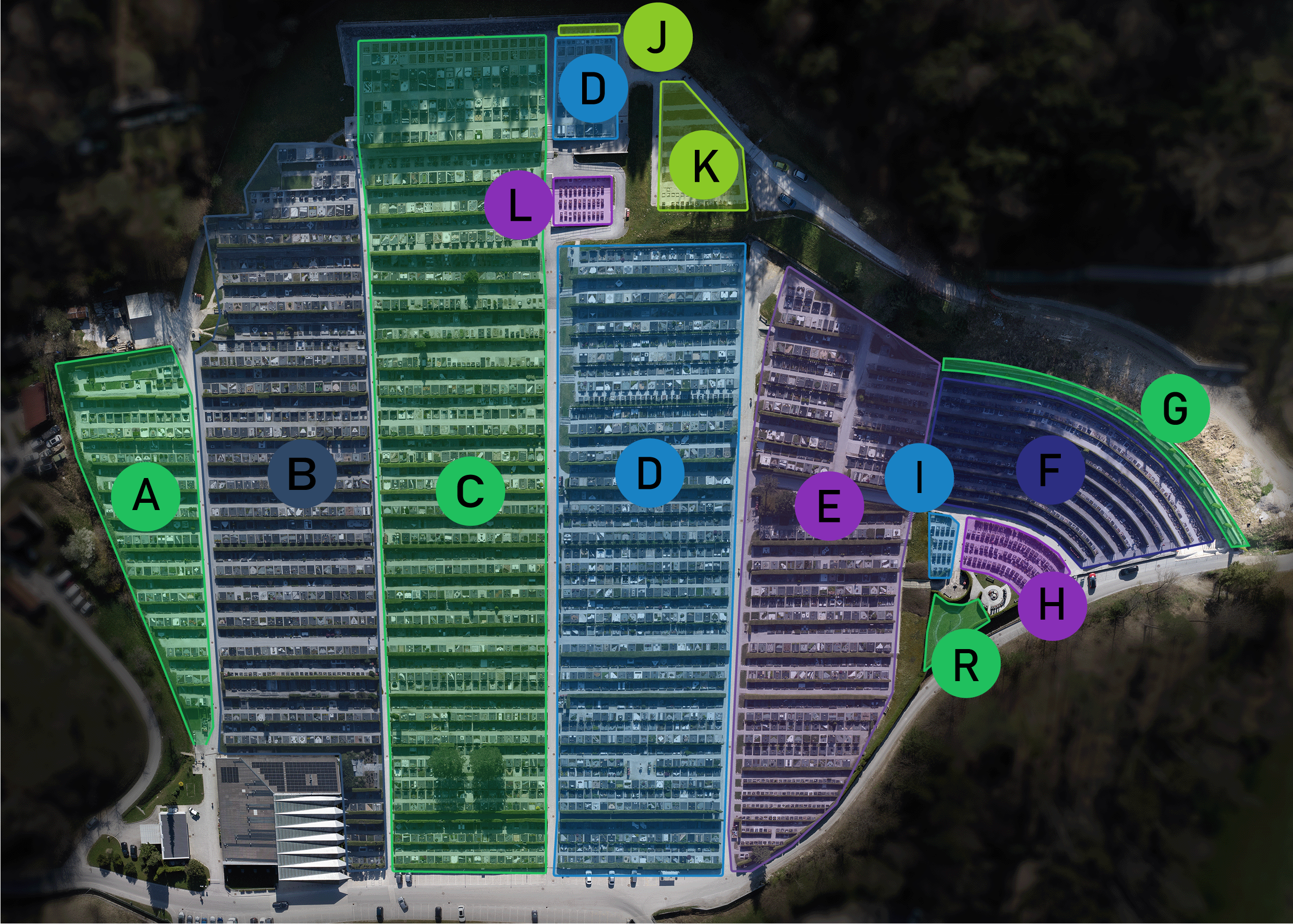 Pokopališče Podkraj območja